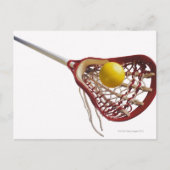 Lacrosse stick en bal briefkaart (Voorkant)