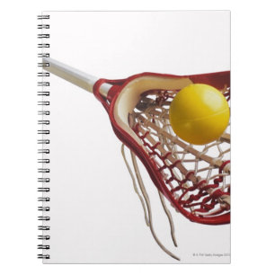 Lacrosse stick en bal notitieboek
