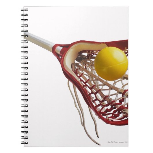 Lacrosse stick en bal notitieboek (Voorkant)