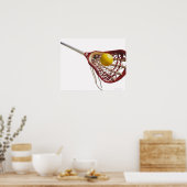 Lacrosse stick en bal poster (Keuken)