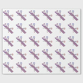 Lacrosse Sticks Cadeaupapier (Vlak)