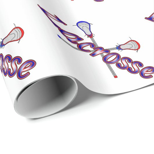 Lacrosse Sticks Cadeaupapier (Rol Hoek)