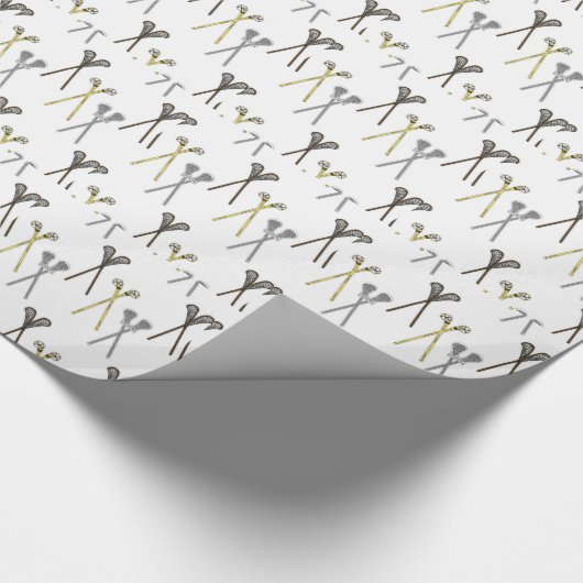 Lacrosse Sticks Cadeaupapier (Hoek)