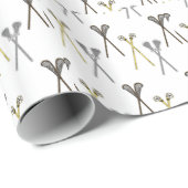 Lacrosse Sticks Cadeaupapier (Rol Hoek)