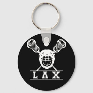 Lacrosse Sticks Embleem voor LAX-spelers Sleutelhanger