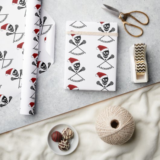 Lacrosse Sticks Kerstmis Cadeaupapier (Crafts)