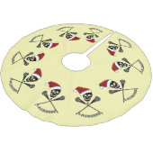 Lacrosse Sticks Kerstmis Kerstboom Rok (Gekanteld)