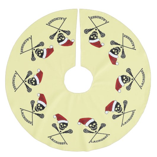 Lacrosse Sticks Kerstmis Kerstboom Rok (Voorkant)