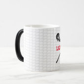 Lacrosse Sticks LAX DAD Player NUMBER NET Fan Club Magische Mok (Voorkant links)