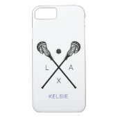 Lacrosse Sticks LAX, dames Case-Mate iPhone Case (Achterkant)