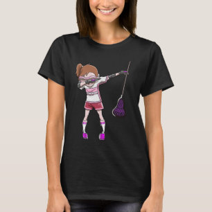 lacrosse Sticks Lax girl Dabbing youth Dab dans T-shirt