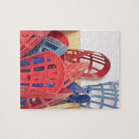 Lacrosse sticks legpuzzel (Horizontaal)