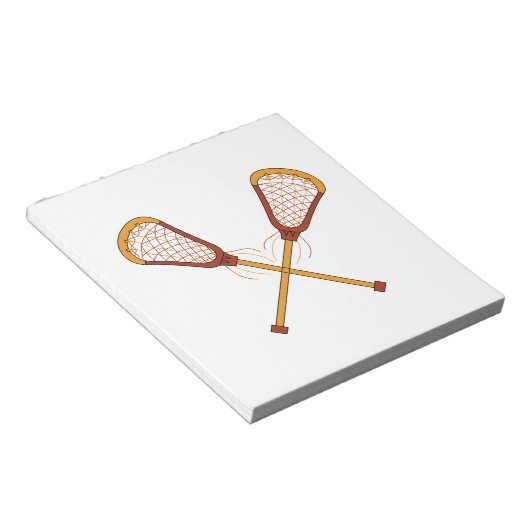 Lacrosse Sticks Notitieblok (Schuin)