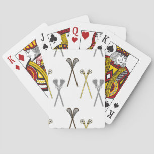 Lacrosse Sticks Pokerkaarten