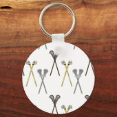 Lacrosse Sticks Sleutelhanger (Voorkant)