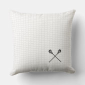 Lacrosse Sticks Sport Team Kleuren LAX Tiener Deco Kussen (Achterkant)
