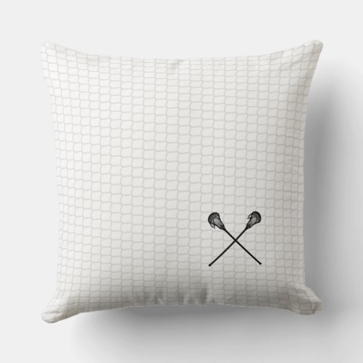 Lacrosse Sticks Sport Team Kleuren LAX Tiener Deco Kussen (Achterkant)