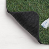 Lacrosse-stok op gras muismat (Hoek)