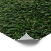 Lacrosse-stok op gras poster (Hoek)