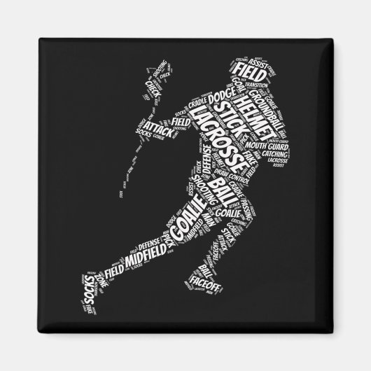 lacrosse stokken voor jongens Sportkleding & Fitne Magneet (Voorkant)