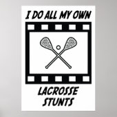 Lacrosse Stunts Poster (Voorkant)