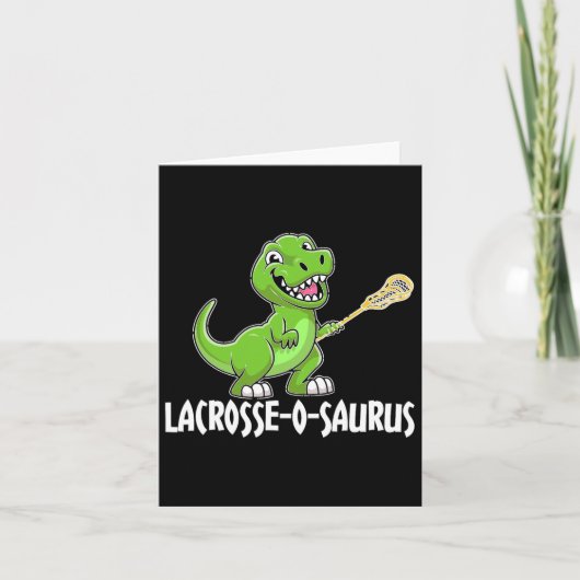Lacrosse T-rex Dino Lacrosse Racket Kaart (Voorkant)