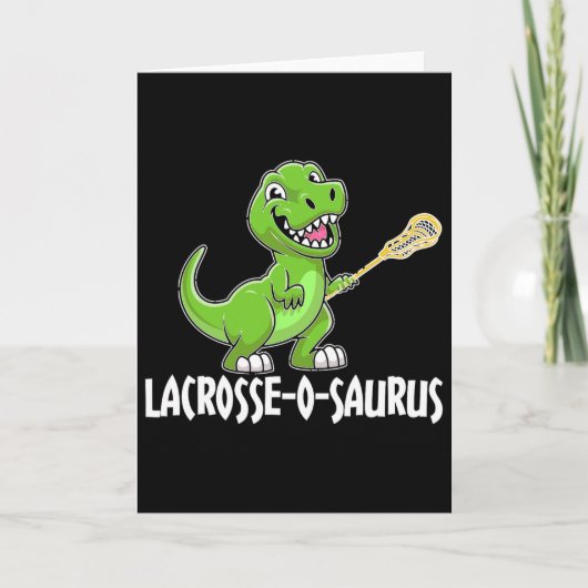 Lacrosse T-rex Dino Lacrosse Racket  Kaart (Voorkant)