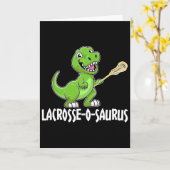 Lacrosse T-rex Dino Lacrosse Racket  Kaart (Gele Bloem)