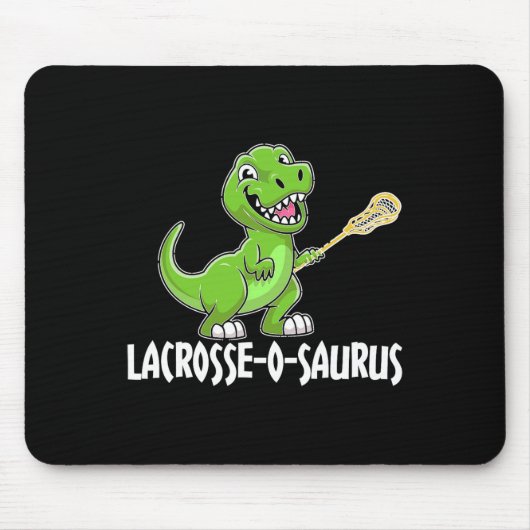 Lacrosse T-rex Dino Lacrosse Racket Muismat (Voorkant)