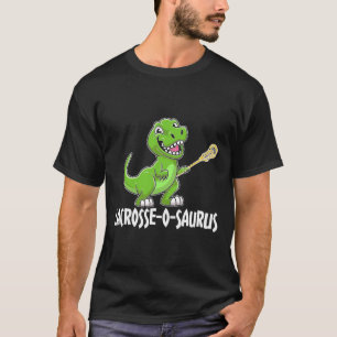 Lacrosse T-rex Dino Lacrosse Racket  T-shirt