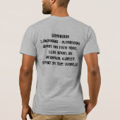 lacrosse t-shirt (Achterkant)