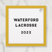 Lacrosse Team Bedankjes Labels (Achterkant)