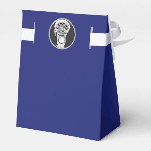 Lacrosse Team Blue Bedankdoosjes (Achterkant)