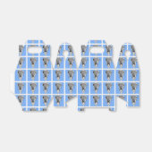 Lacrosse Team Blue Bedankdoosjes (Uitgevouwen)