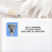 Lacrosse Team Blue Etiket (Insitu)