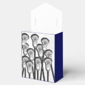 Lacrosse Team Blue Favor Box Bedankdoosjes (Geopend)