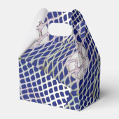 Lacrosse Team Blue Party Bedankdoosjes (Achterkant)