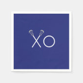 Lacrosse Team Blue Servet (Voorkant)