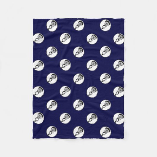 Lacrosse Team Cadeaus Fleece Deken (Voorkant)