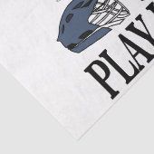Lacrosse Team Coach speler Verjaardag Tissuepapier (Detail)