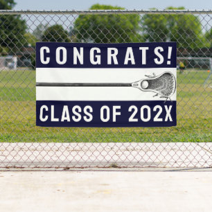 Lacrosse Team Congrats Banner