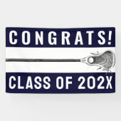 Lacrosse Team Congrats Banner (Horizontaal)