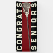 Lacrosse Team Congrats Banner (Verticaal)