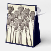 Lacrosse Team Favor Box Bedankdoosjes (Achterkant)
