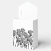 Lacrosse Team Favor Box Bedankdoosjes (Geopend)