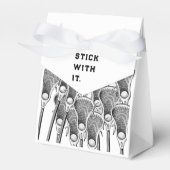 Lacrosse Team Favor Box Bedankdoosjes (Voorkant Zijde)