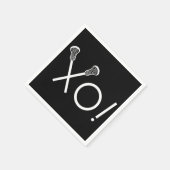 Lacrosse Team Feest Event Servet (Hoek)