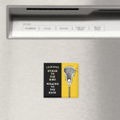 Lacrosse Team Funny Magneet (Insitu (Vaatwasser))