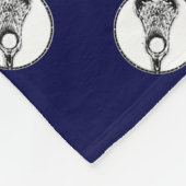 Lacrosse Team Gifts Fleece Deken (Hoek)
