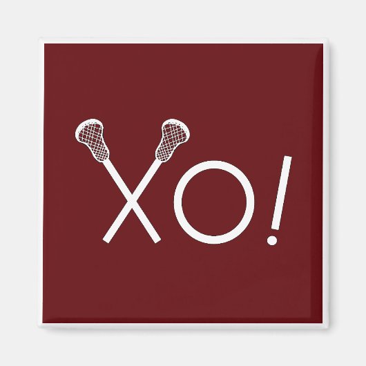Lacrosse Team Gifts Magneet (Voorkant)